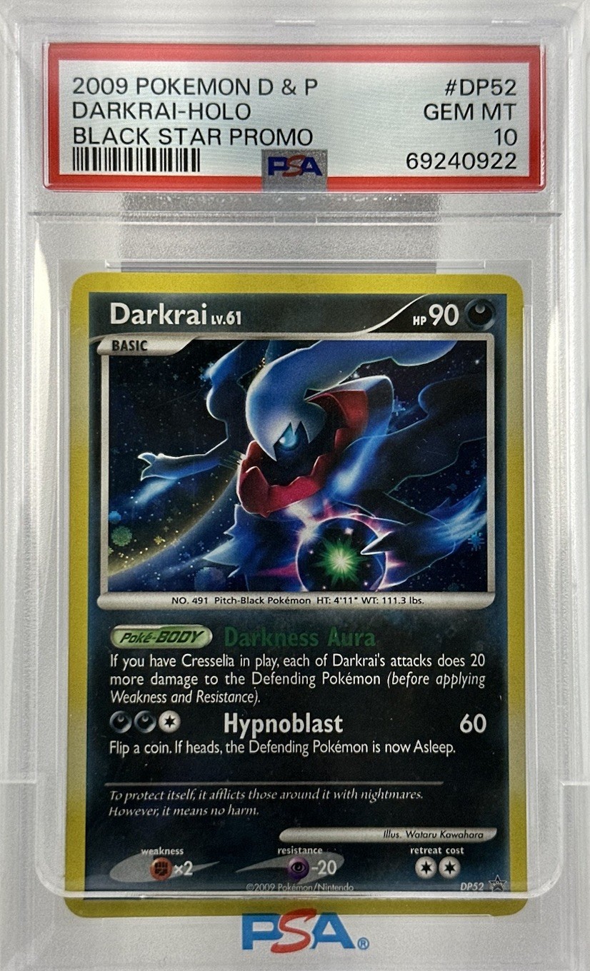2009 Pokemon Diamond & Pearl Black Star Promo Darkrai-Holo DP52