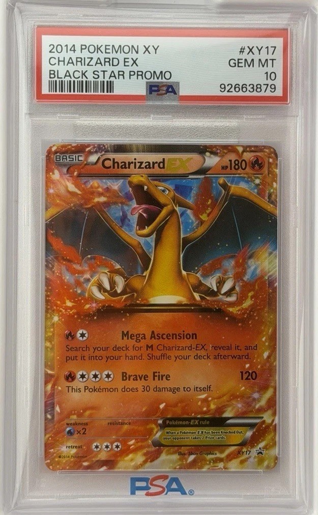 2014 Pokemon XY Black Star Promo Charizard EX XY17