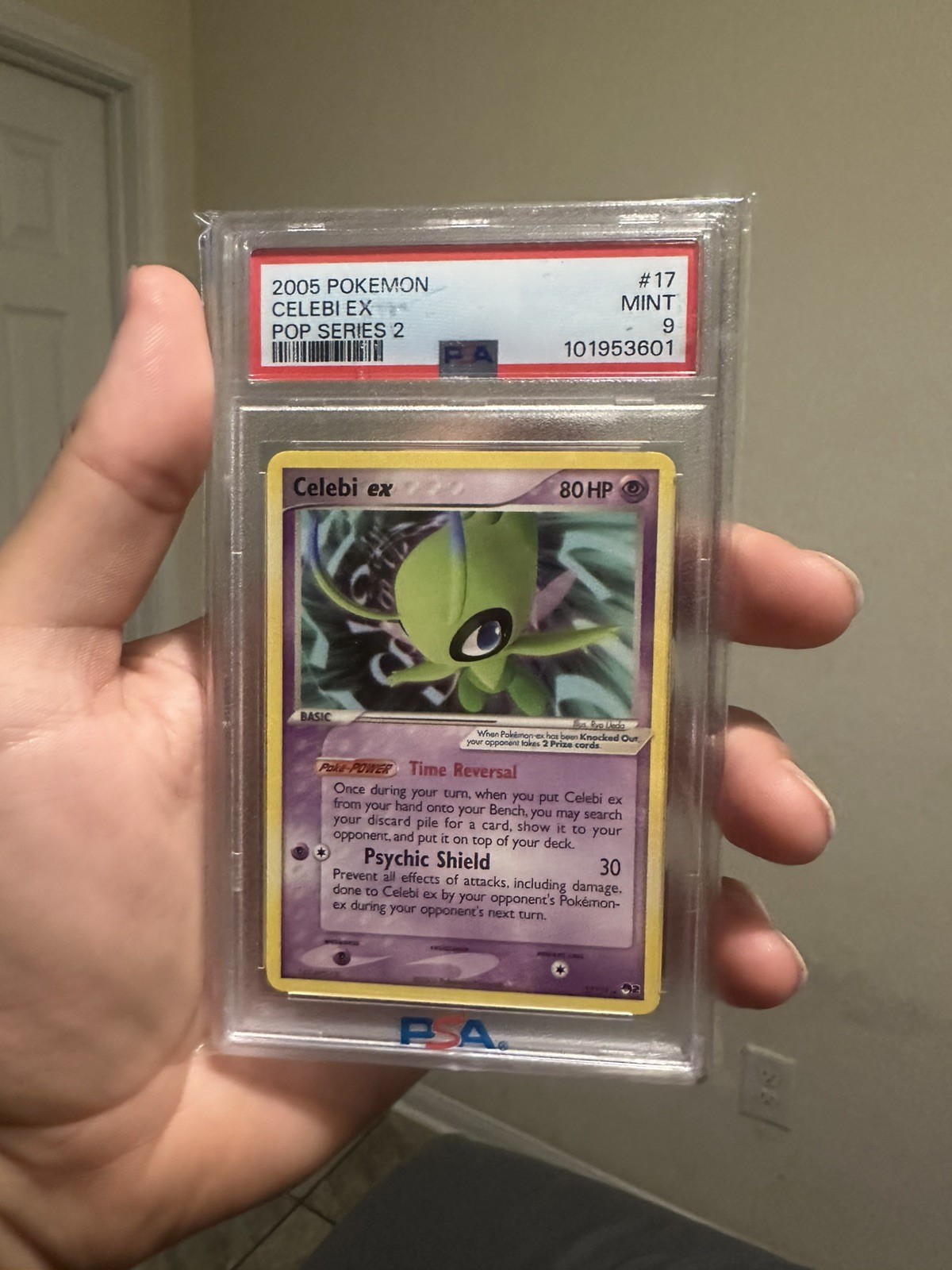 2005 Pokemon Pop Series 2 Celebi EX 17