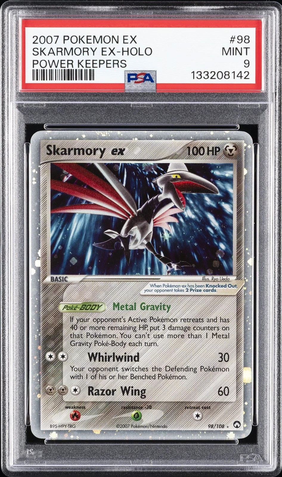 2007 Pokemon EX Power Keepers Skarmory EX-Holo 98