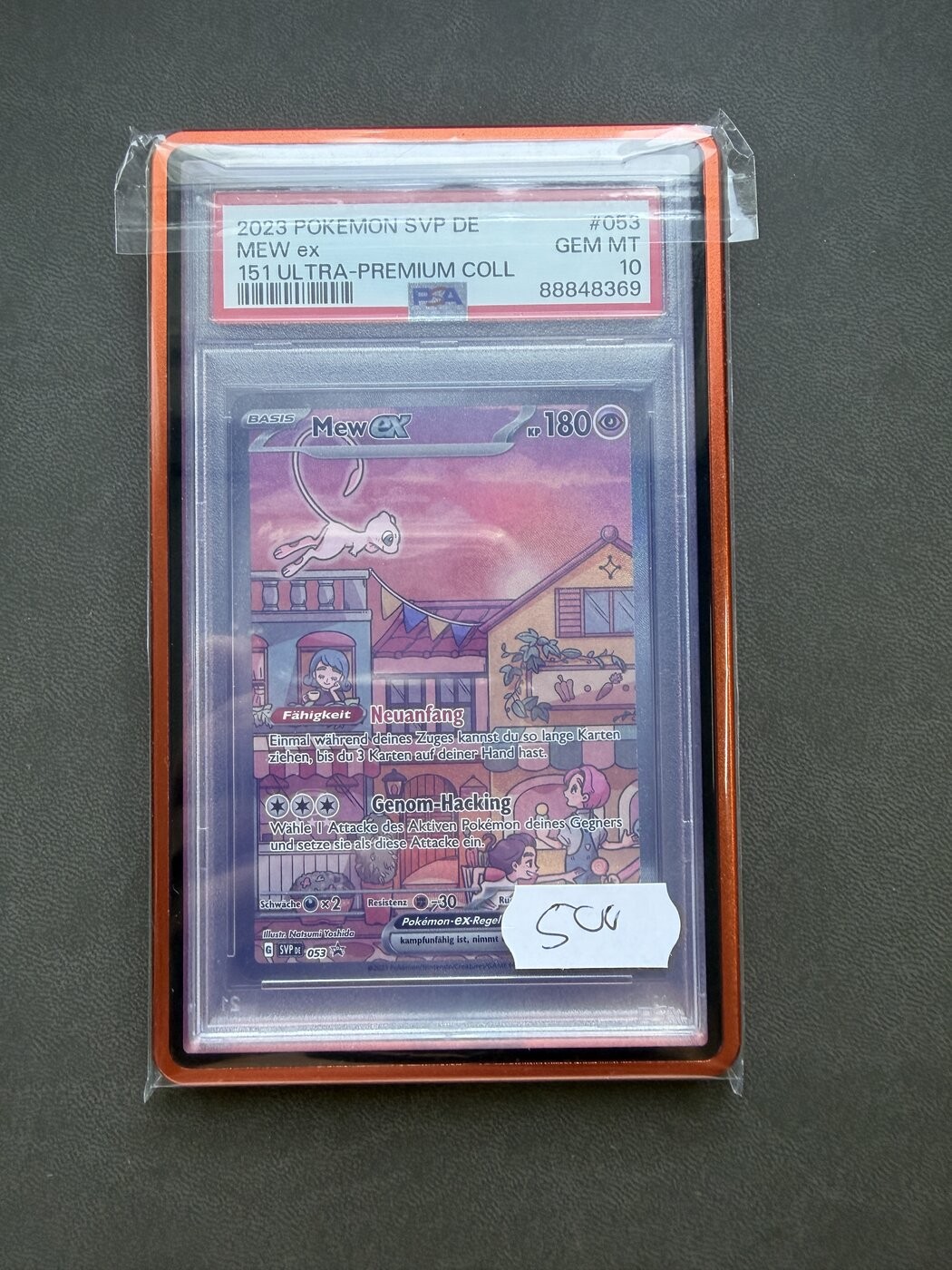 2023 Pokemon German Svp de-SV Black Star Promo Mew EX 151 Ultra-Premium Collection 053