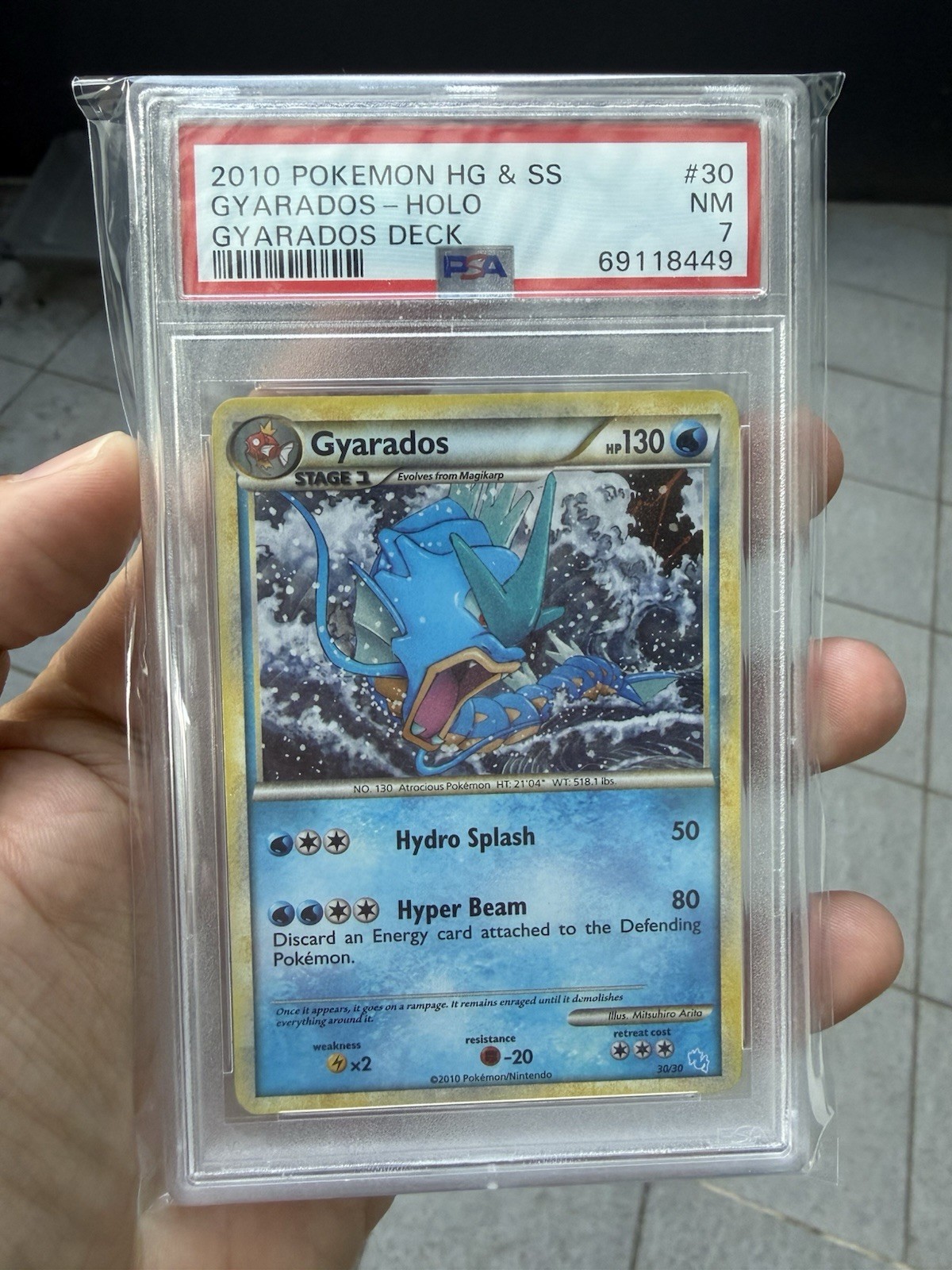 2010 Pokemon Heartgold & Soulsilver Gyarados Deck Gyarados-Holo 30