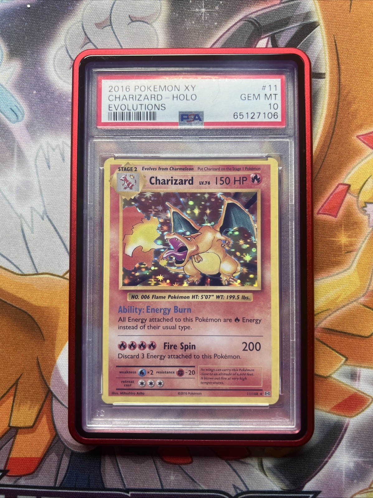 2016 Pokemon XY Evolutions Charizard-Holo 11