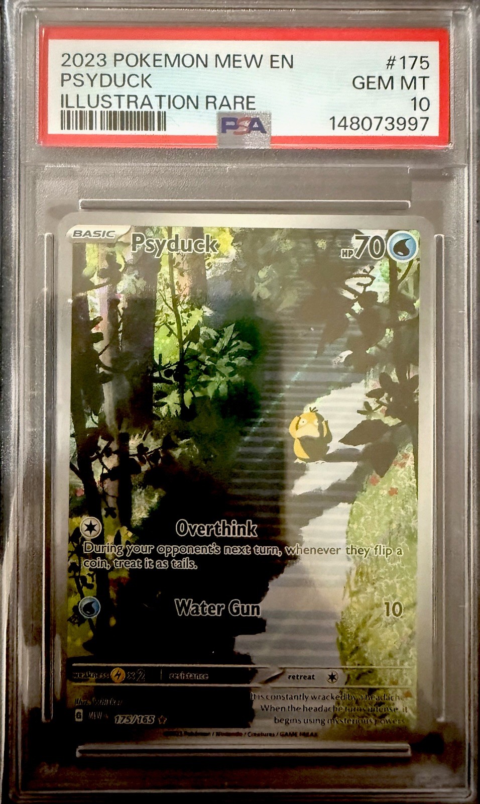 2023 Pokemon Mew EN-151 Psyduck Illustration Rare 175