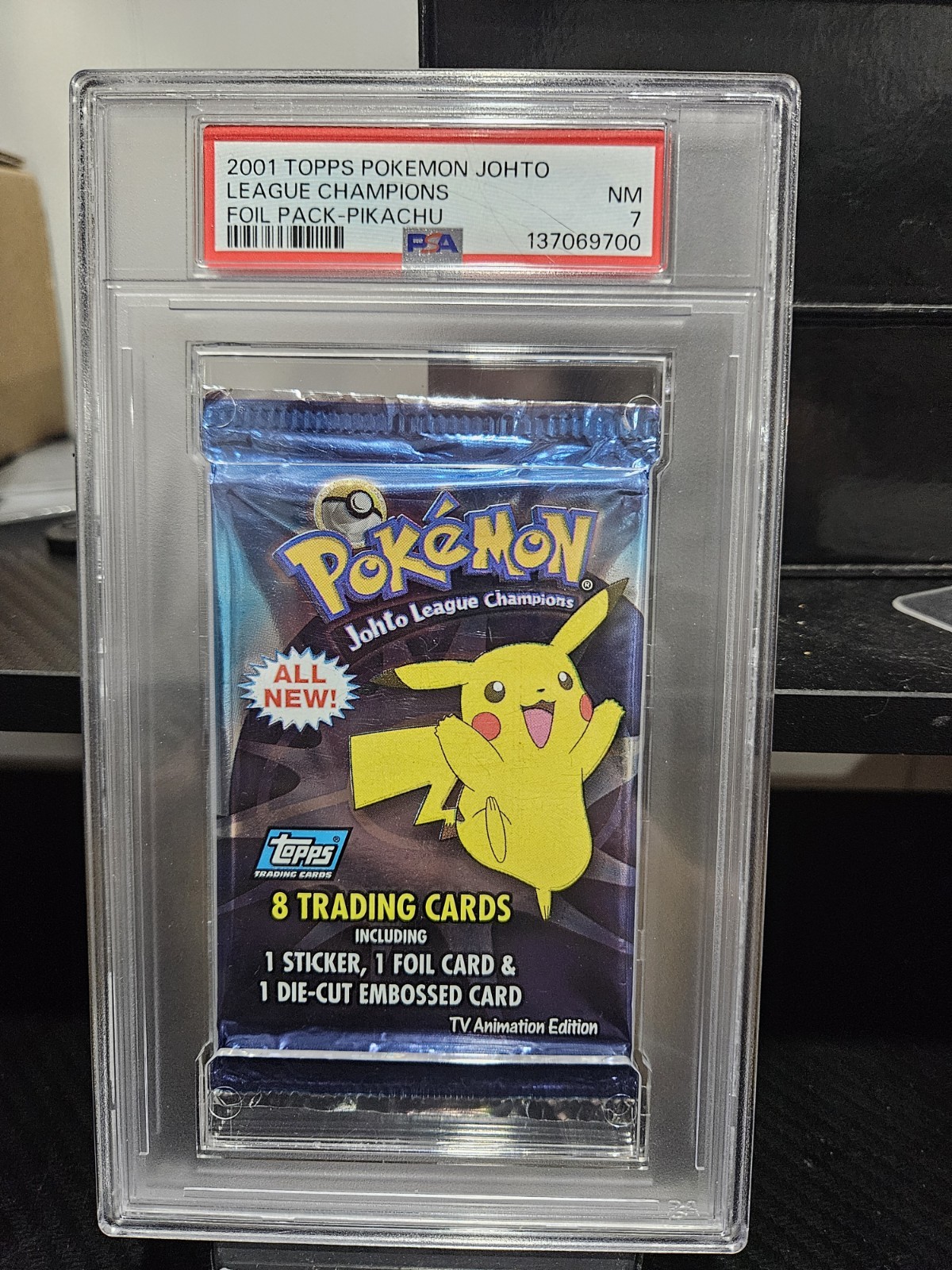 2001 Topps Pokemon Johto League Champions Foil Pack Foil Pack Pikachu