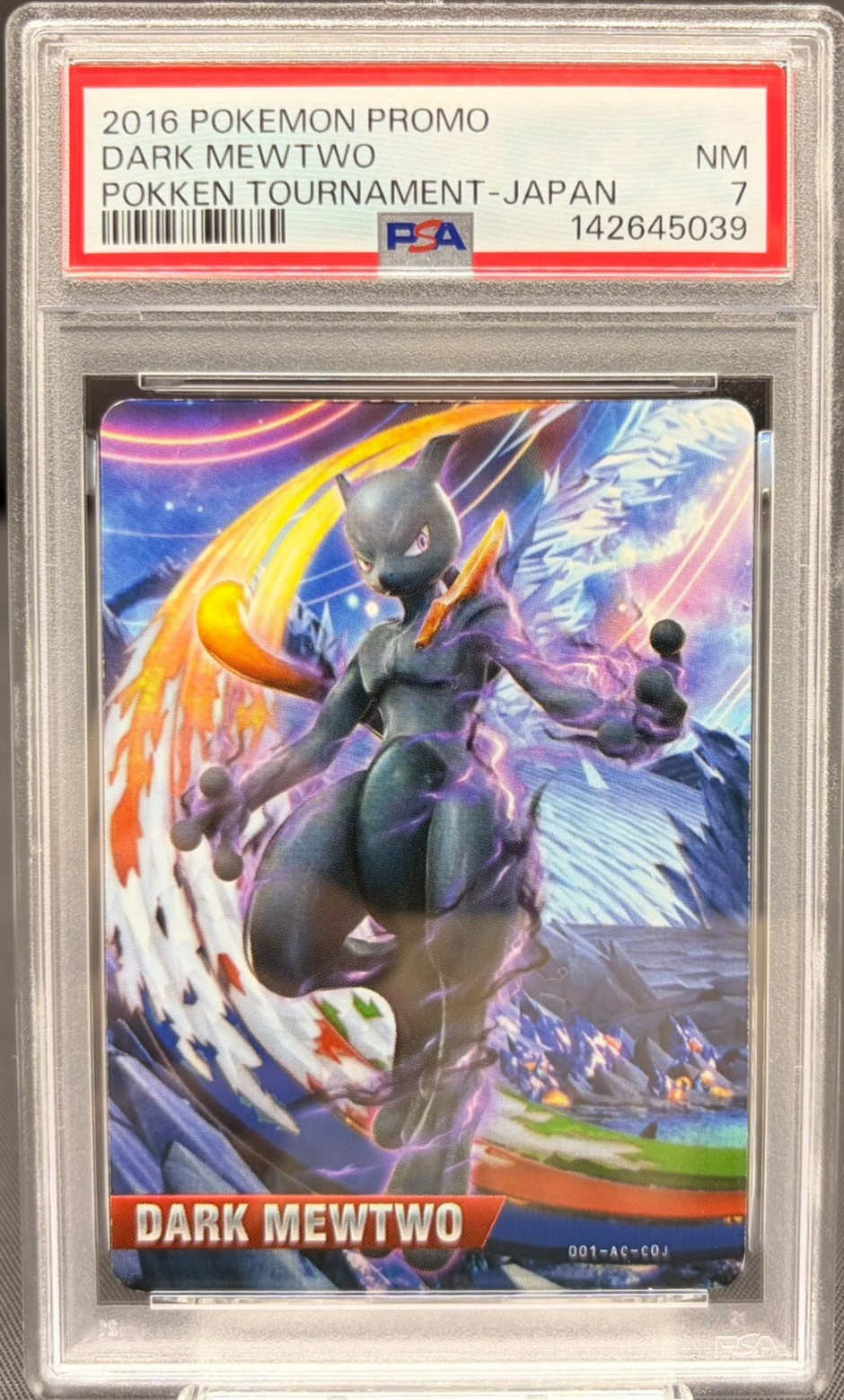 2016 Pokemon Promo Pokken Tournament Dark Mewtwo Japan