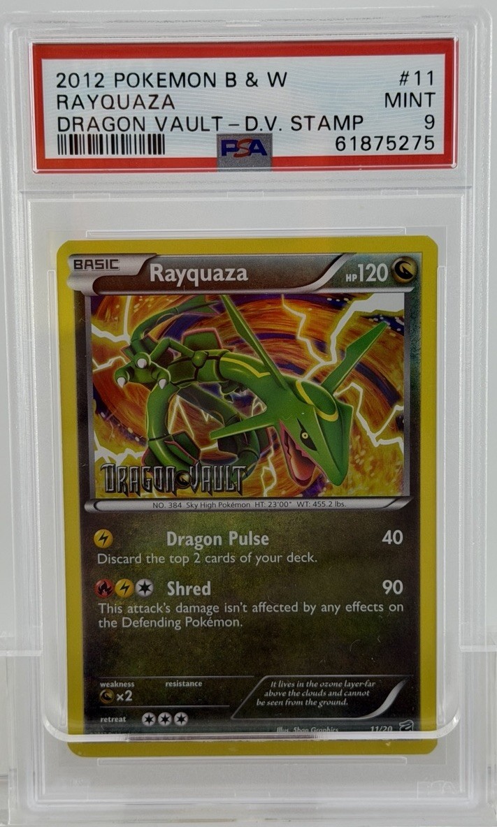 2012 Pokemon Black & White Dragon Vault Rayquaza Dragon Vault Stamp 11