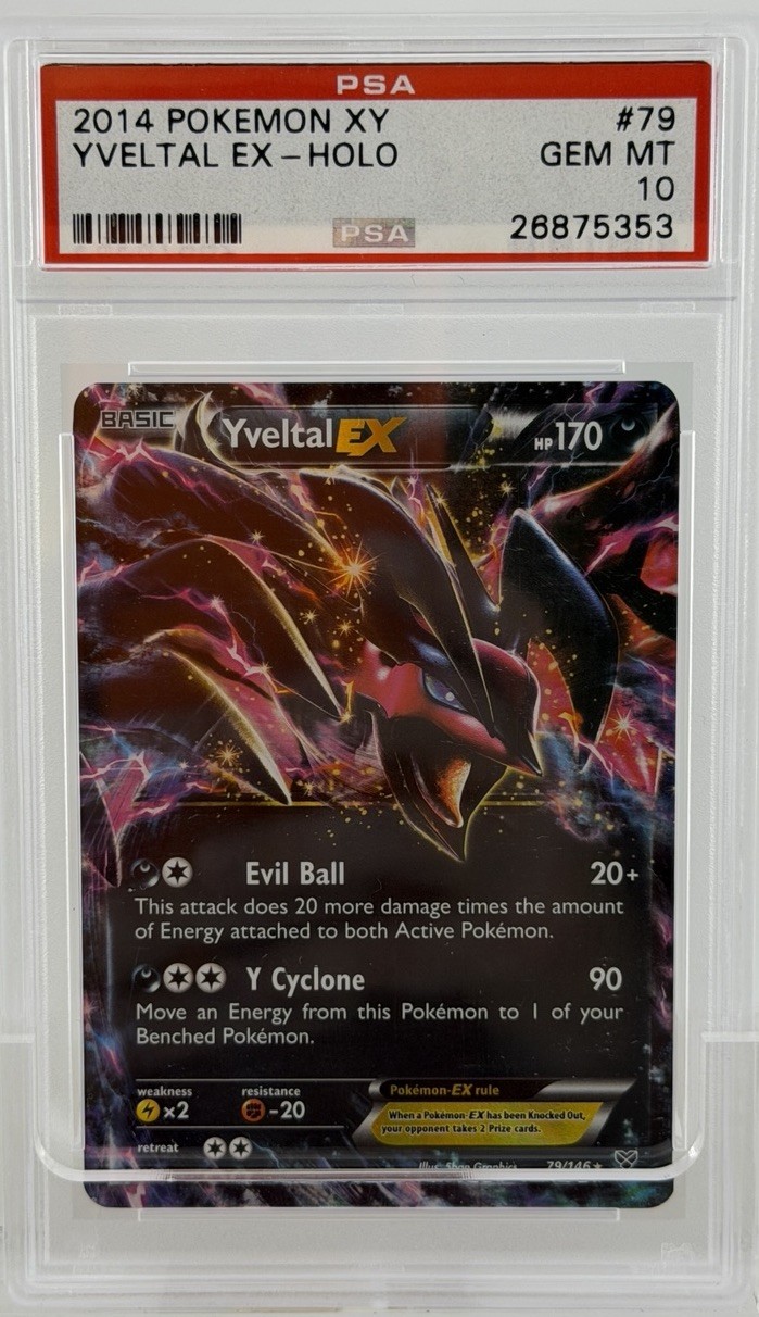 2014 Pokemon XY Yveltal EX 79