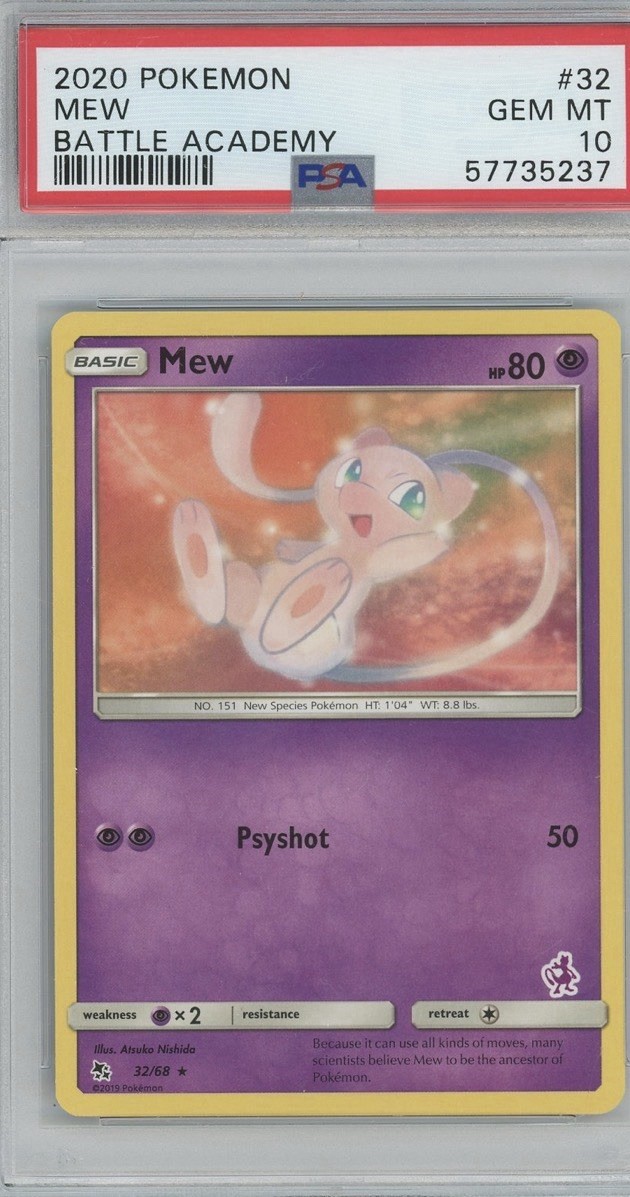 2020 Pokemon Battle Academy Mew 32