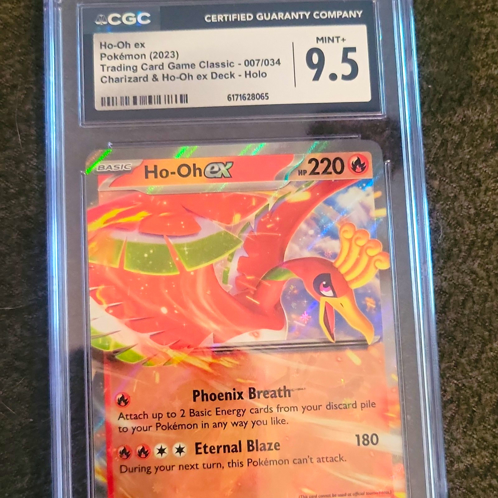 2023 Trading Card Game Classic - CLV, CLC, CLB - English Ho-Oh ex Charizard & Ho-Oh ex Deck - CLC Holo 007/034
