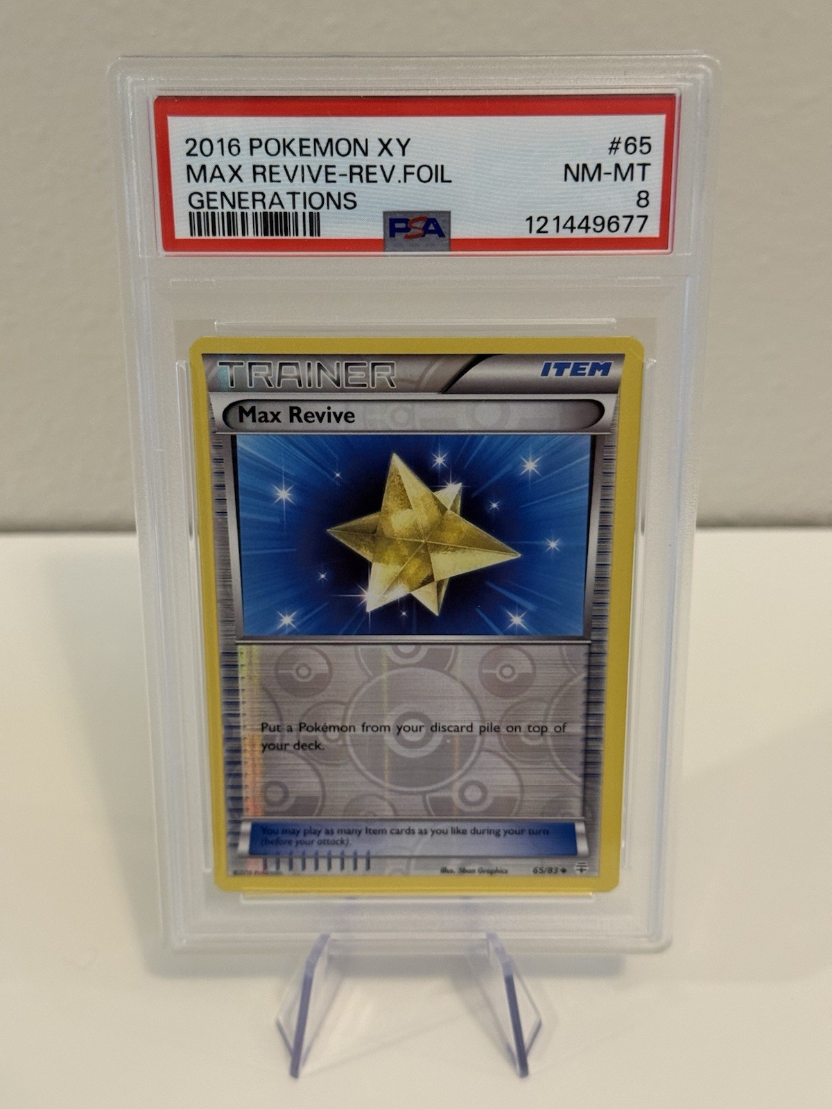2016 Pokemon XY Generations Max Revive-Reverse Foil 65