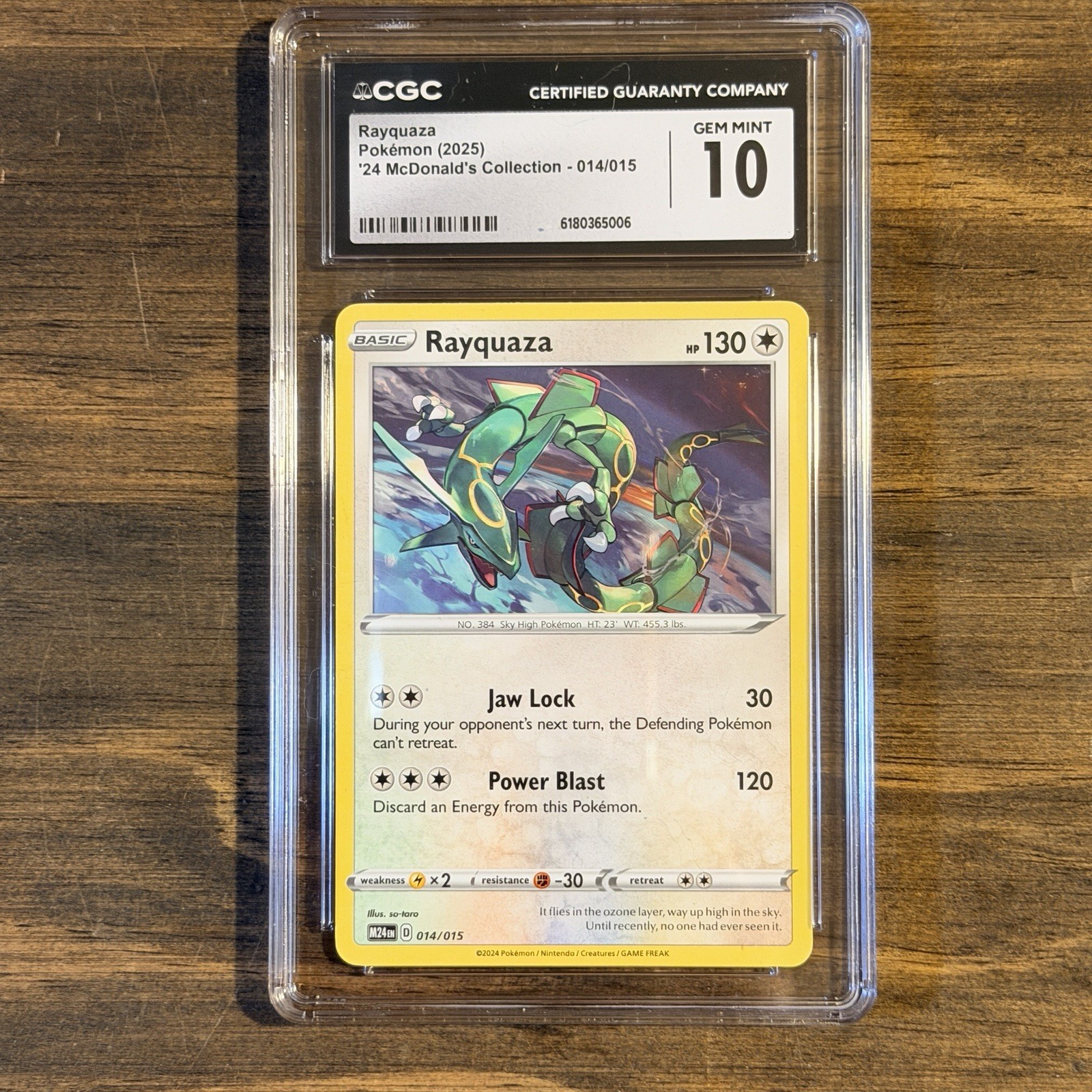 2025 McDonald's Collection - M24 EN - English Rayquaza  014/015