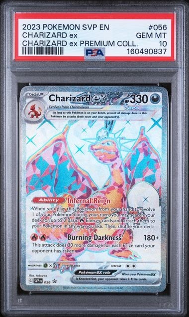 2023 Pokemon Svp EN-SV Black Star Promo Charizard EX Charizard EX Premium Collection 056