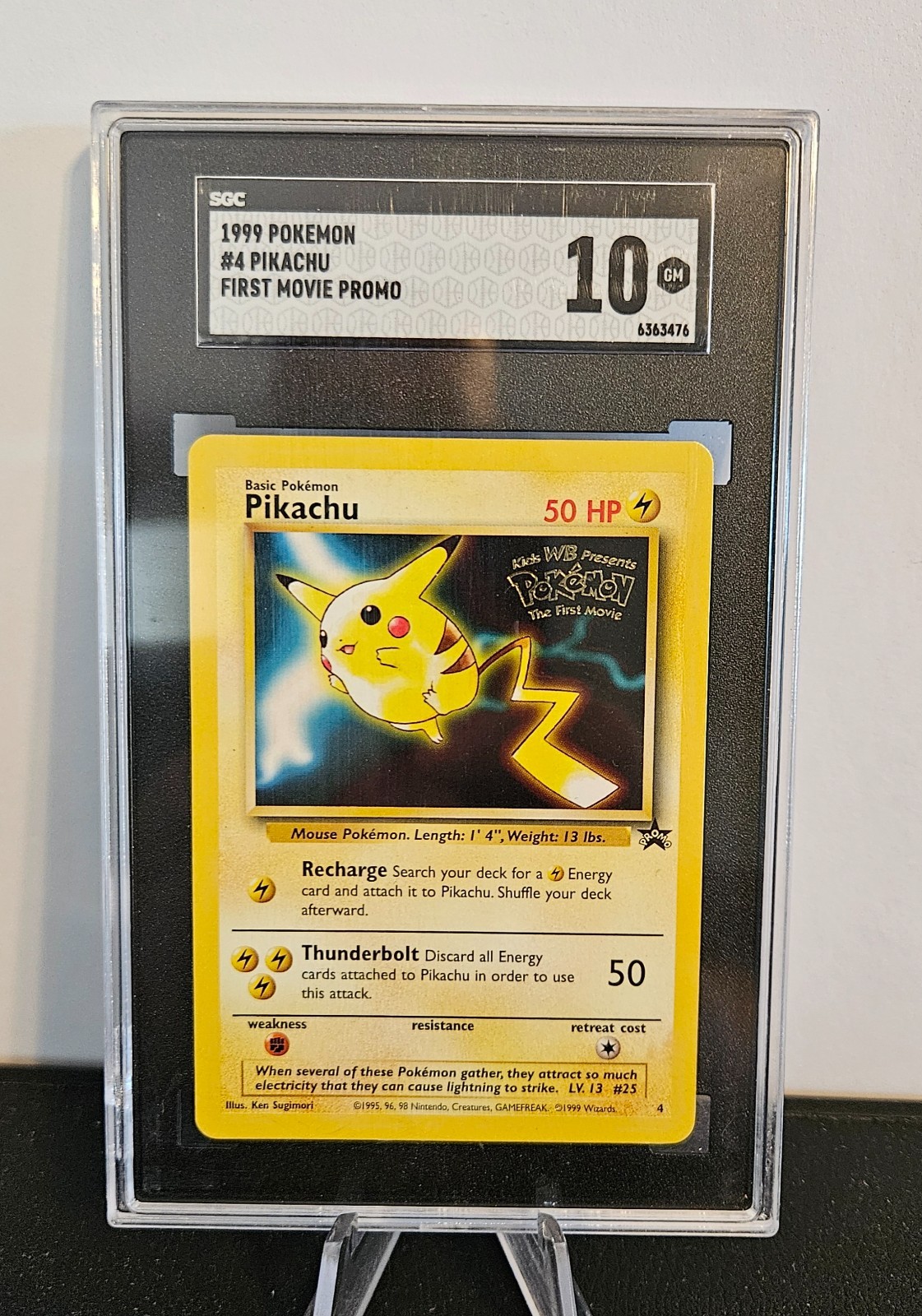 1999 Pokemon Promo Pikachu The First Movie Theatrical Release 4
