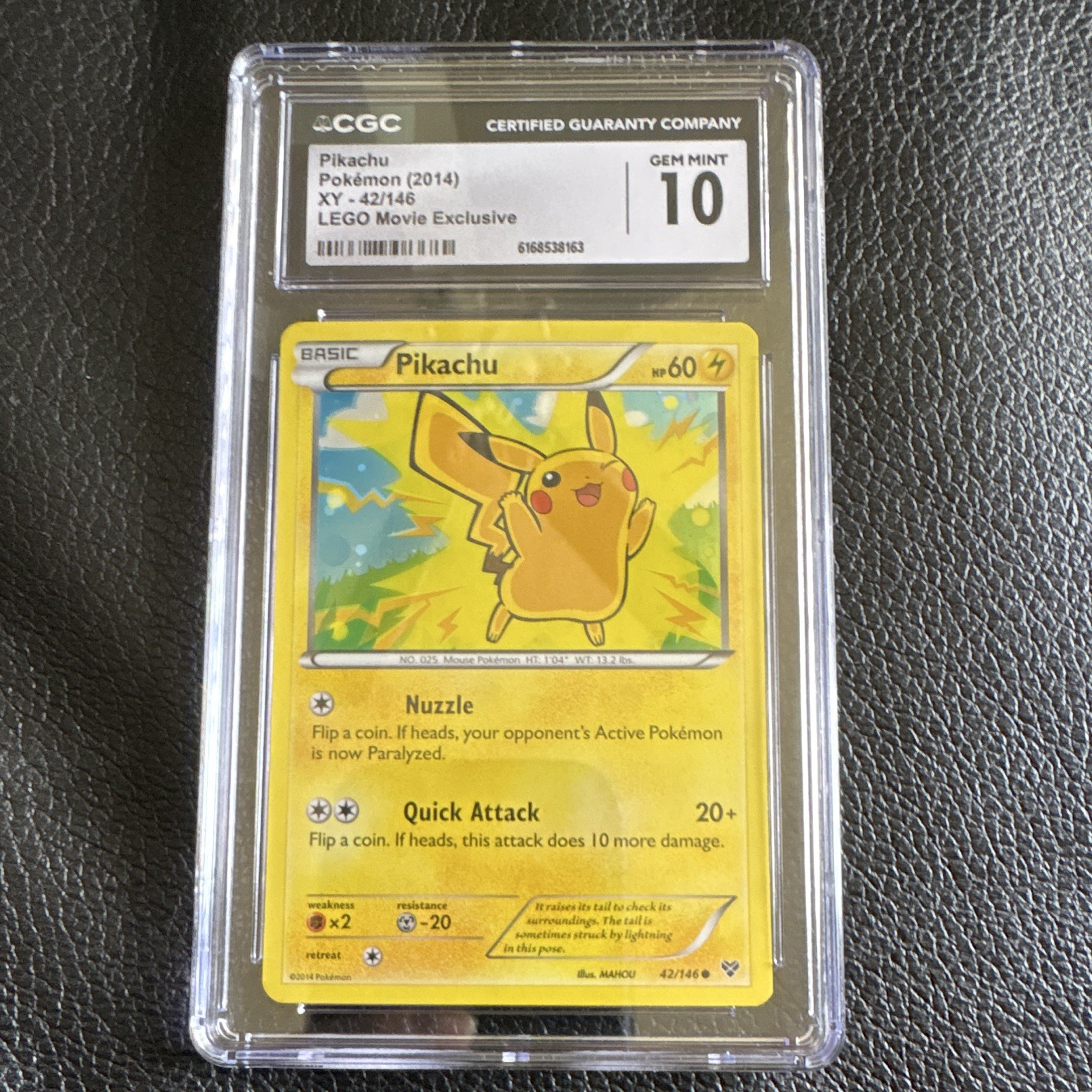 2014 XY - English Pikachu The LEGO Movie Theatrical Release (Cosmos Holo) 42/146
