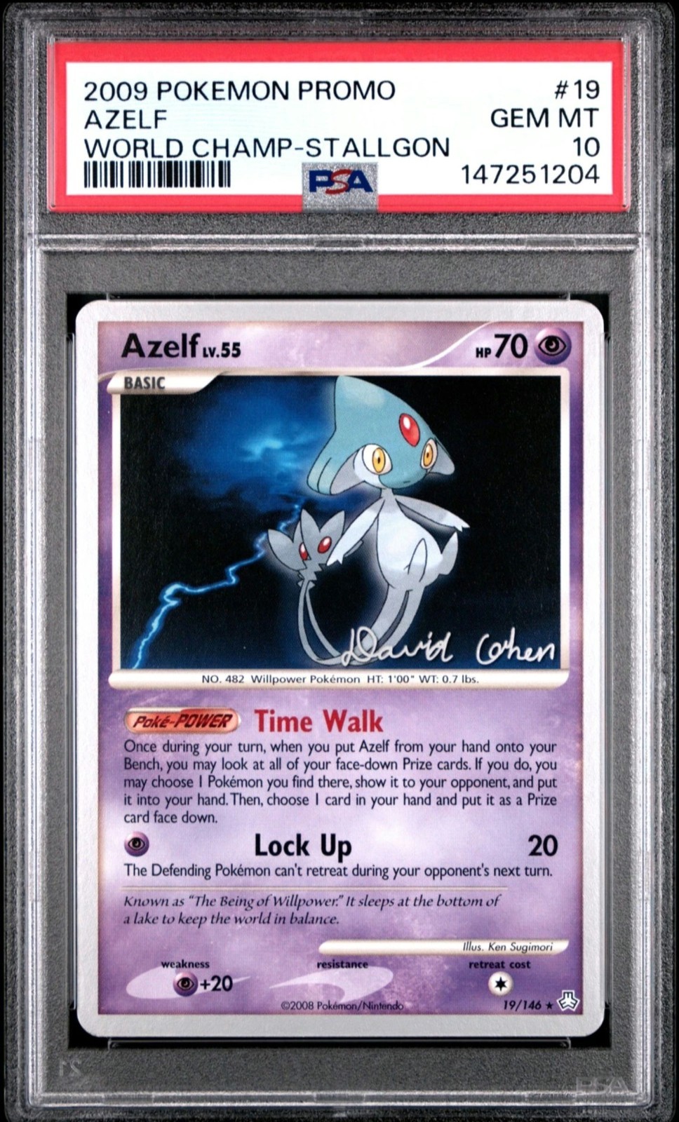 2009 Pokemon World Championships Promo Azelf Stallgon 19