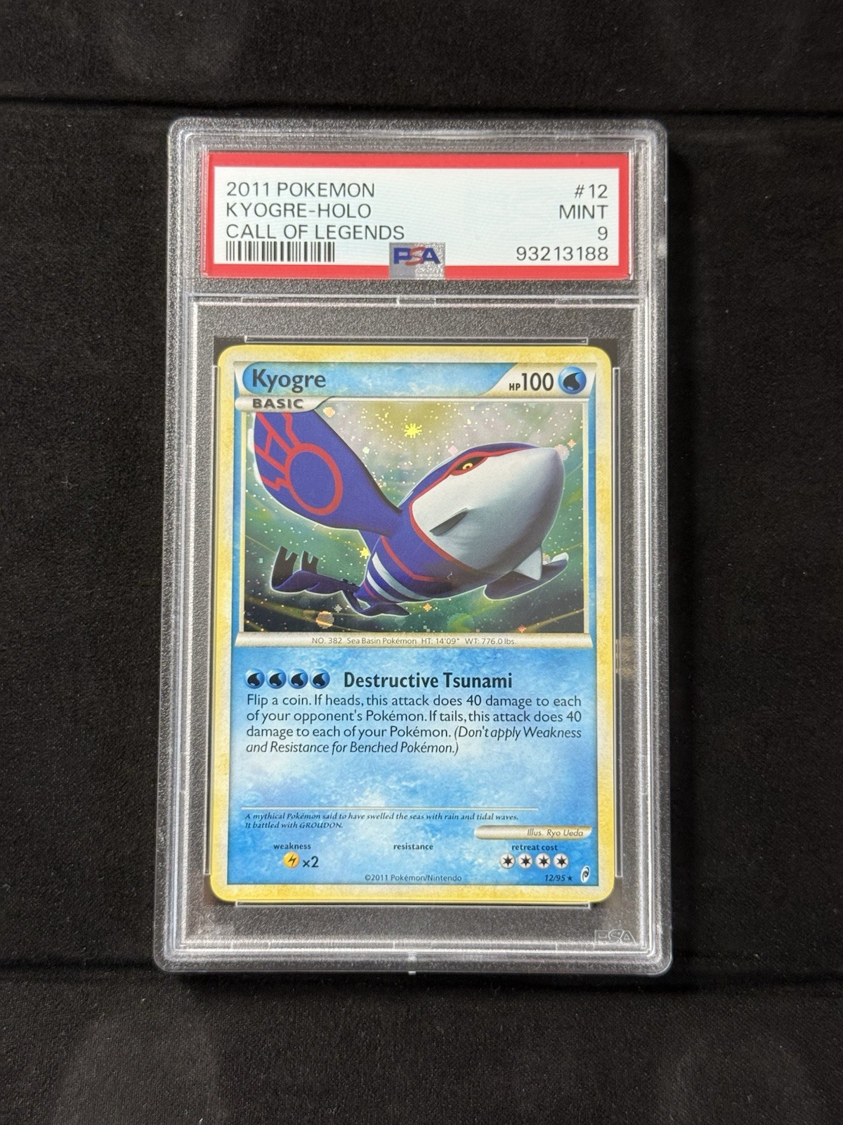 2011 Pokemon Call of Legends Kyogre-Holo 12