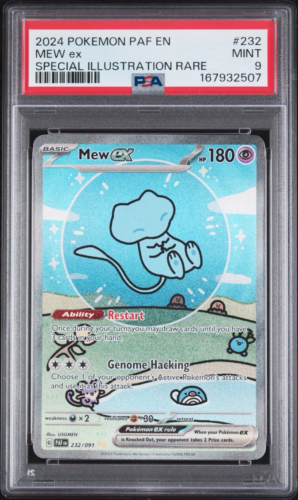 2024 Pokemon Paf EN-Paldean Fates Mew EX Special Illustration Rare 232