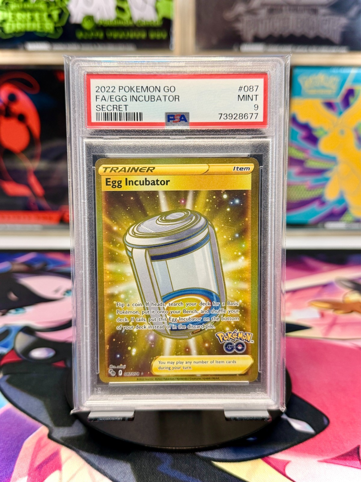 2022 Pokemon Go Full Art/Egg Incubator Secret 087