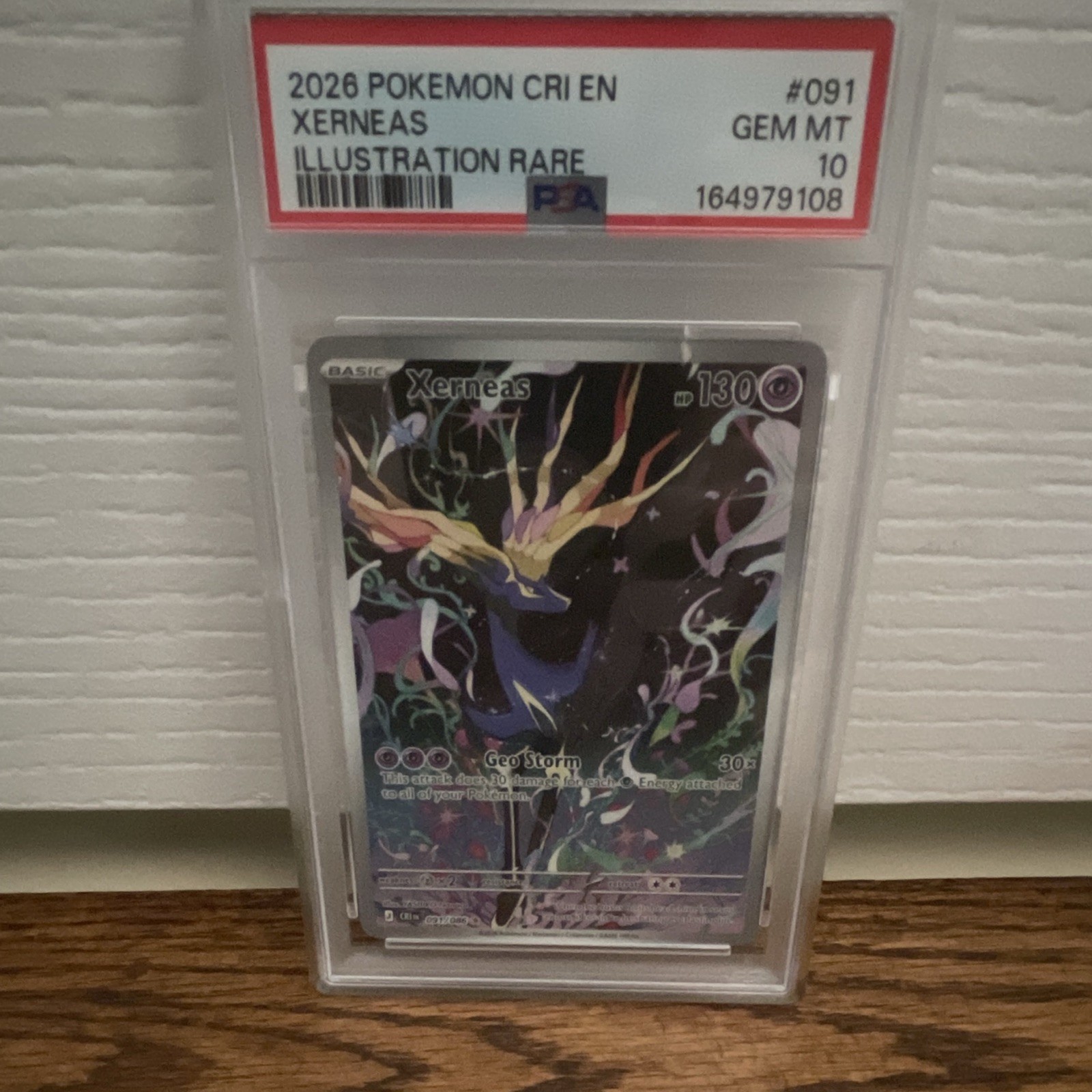 2026 Pokemon Cri EN-Chaos Rising Xerneas Illustration Rare 091