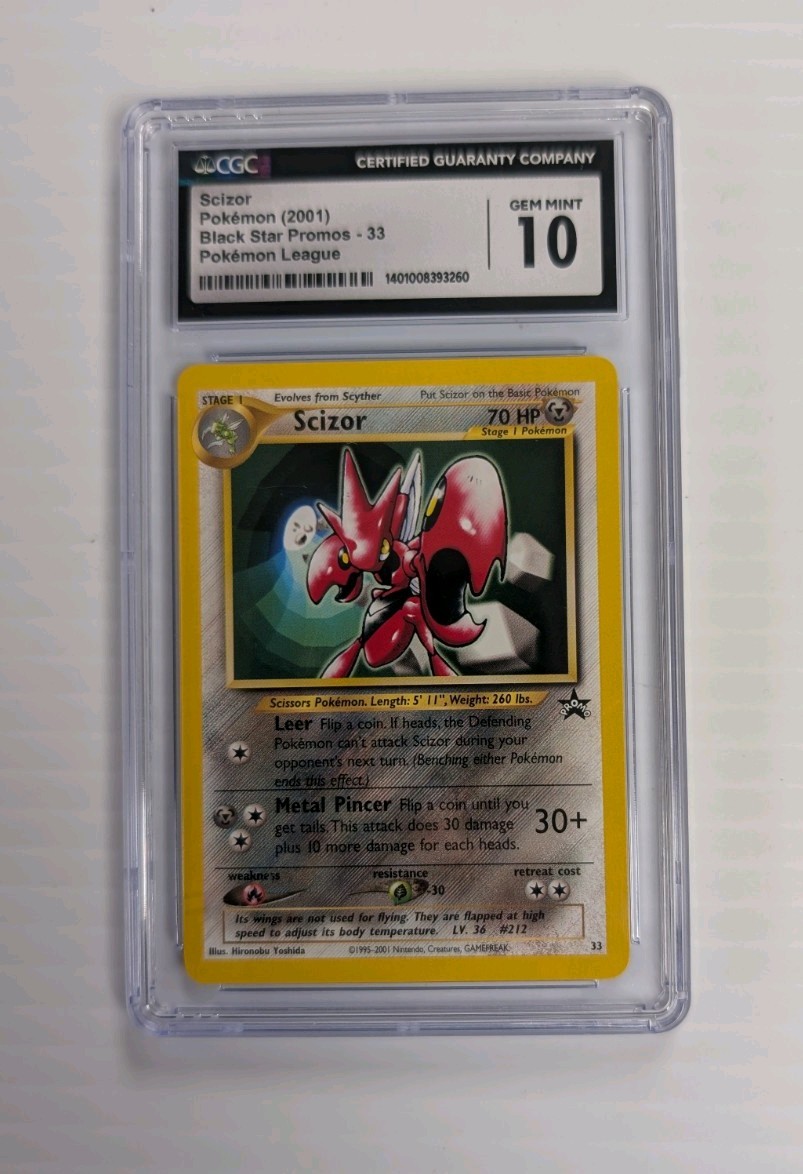 2001 Black Star Promos - WotC - English Scizor Pokémon League 33
